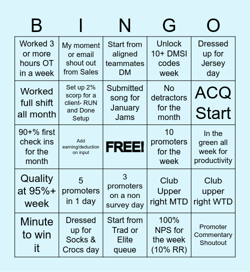 MEGA IS BINGO Card