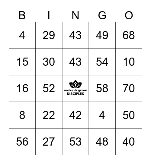 Teacher Appreciation Bingo Card