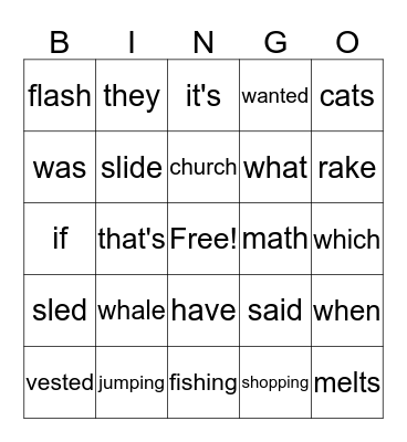 Isabelle's Bingo Game Bingo Card