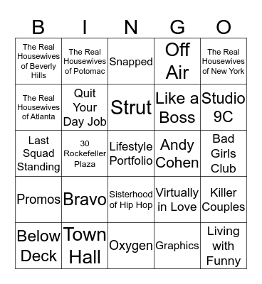 Bingo Brunch Bingo Card
