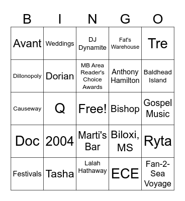 TRU SOL Bingo Card