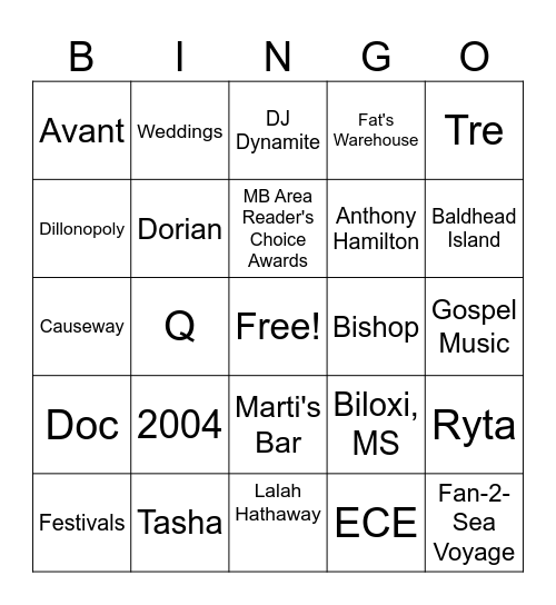 TRU SOL Bingo Card