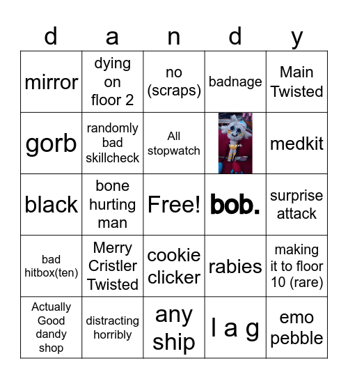 dandicus world bing Bingo Card