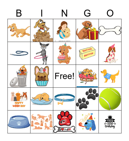 Butters' Birthday Bingo! Bingo Card