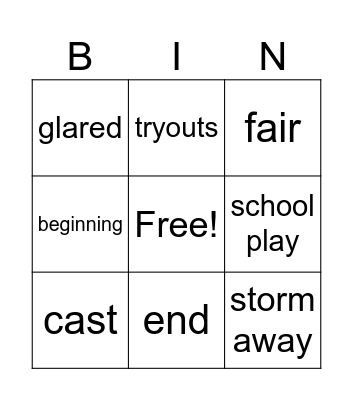 2nd Unit 3 Bingo Card