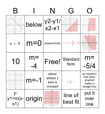 Module 5 Bingo Card