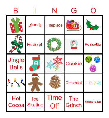 Holiday Bingo! Bingo Card