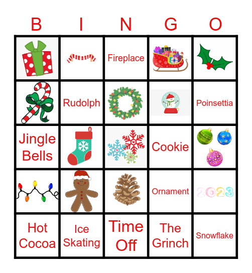 Holiday Bingo! Bingo Card
