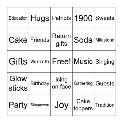 Adlai E. Stevenson Bingo Card