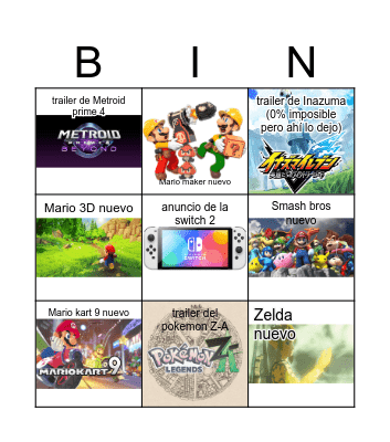 Predict de lo que puede suceder Bingo Card