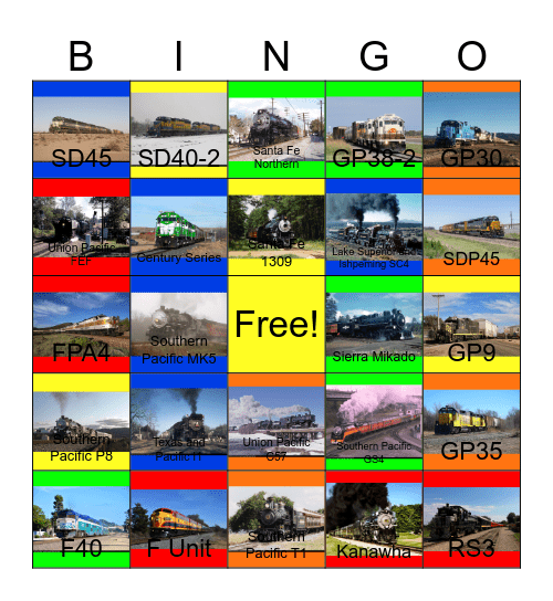Santa Fe Remembered Bingo Card