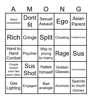 US Bingo Card