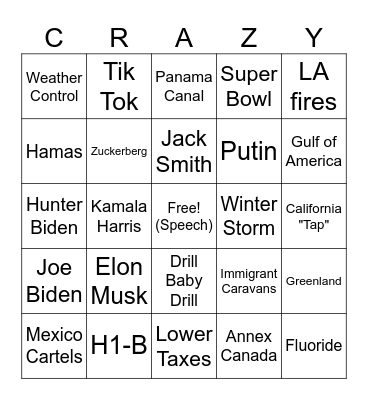 Maryland Seafood Eavesdropping Bingo Card