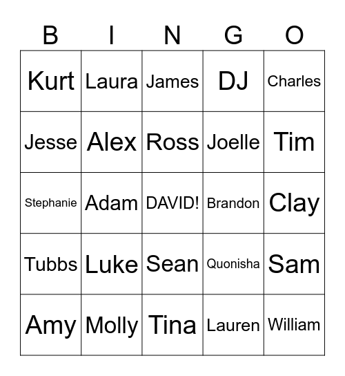LOVE SUB BINGO Card