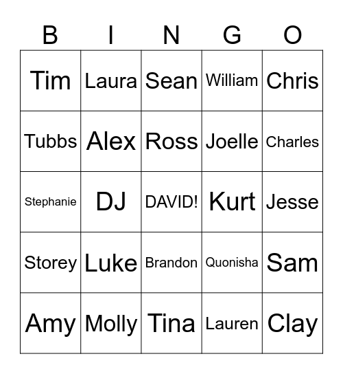 SUB LOVE BINGO Card