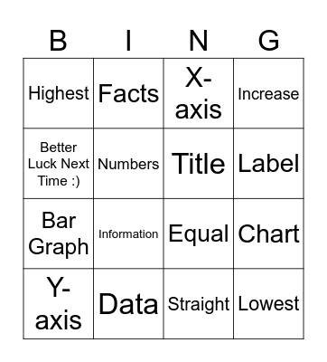 Data and Information Bingo Card
