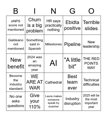 RP 15/01/2025 Bingo Card
