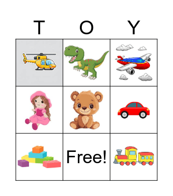 TOYS Bingo Card