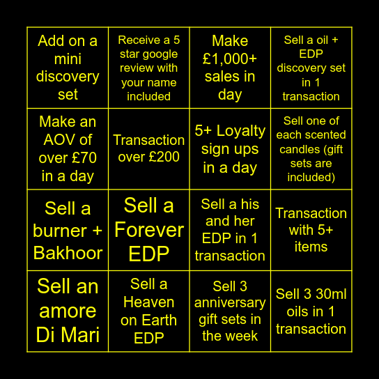 SUNNAMUSK BINGO 🏆 WC. 03.02.2025 Bingo Card