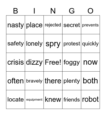 Unit 8 review Bingo Card
