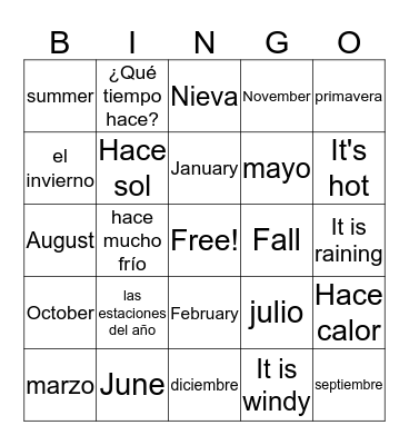 4thgradeLeccionPreliminar Bingo Card