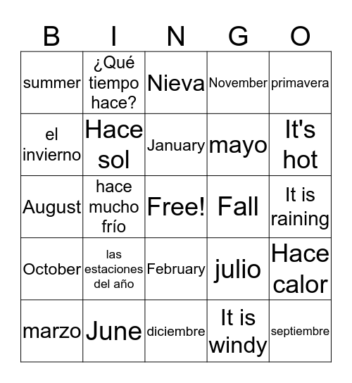 4thgradeLeccionPreliminar Bingo Card