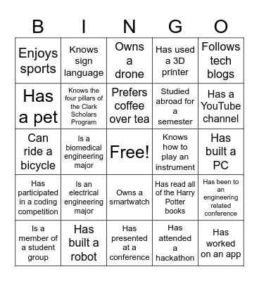 2025 CSPN Bingo Card