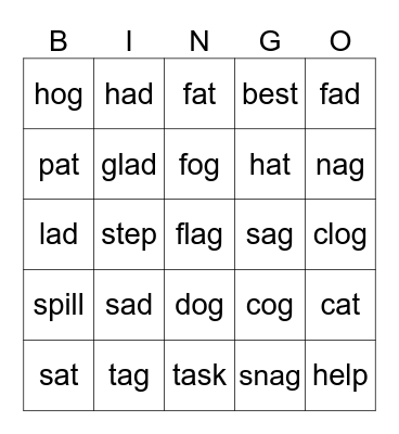 V1, Review 2 Bingo Card