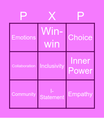 Peace by PEACE Mingle Bingo! Bingo Card