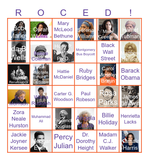 Black Culture Bingo Card
