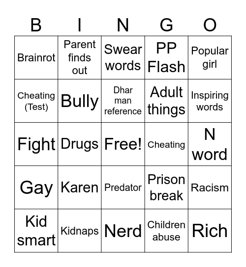 Tomorrow's Teaching Bingo Card