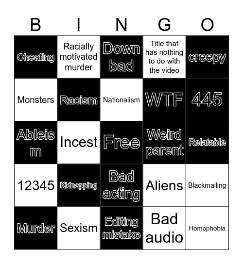 A Tomorrow's Teachings bingo card Bingo Card