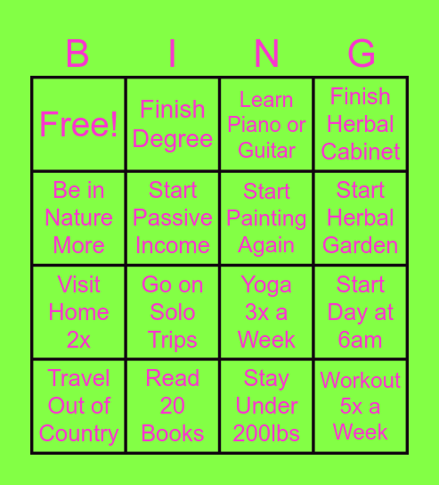 2025 BINGO Card