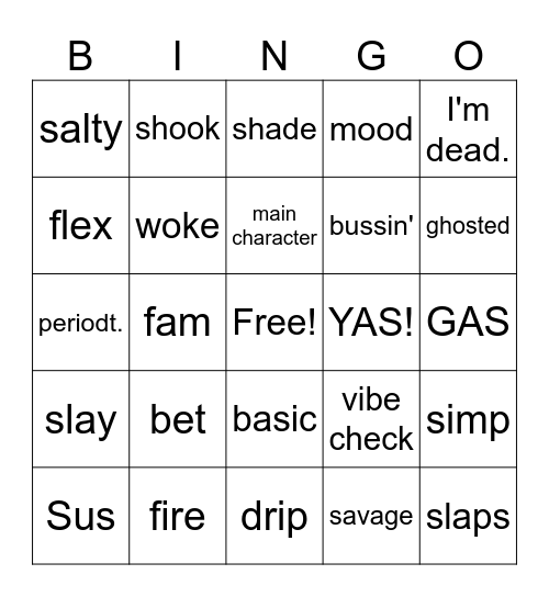 Willie Bingo Card