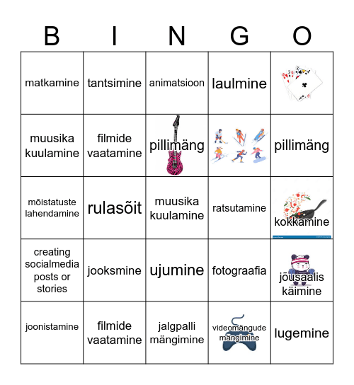 Hobid Bingo Card