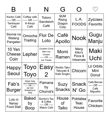 ST. PAUL'S WEEK 2025 CONCESSIONAIRE Bingo Card