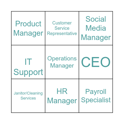 In-House or Outsouce? Bingo Card