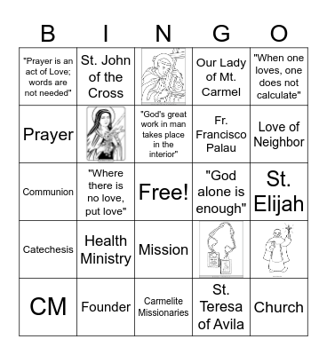 Academic Day Bingo Card