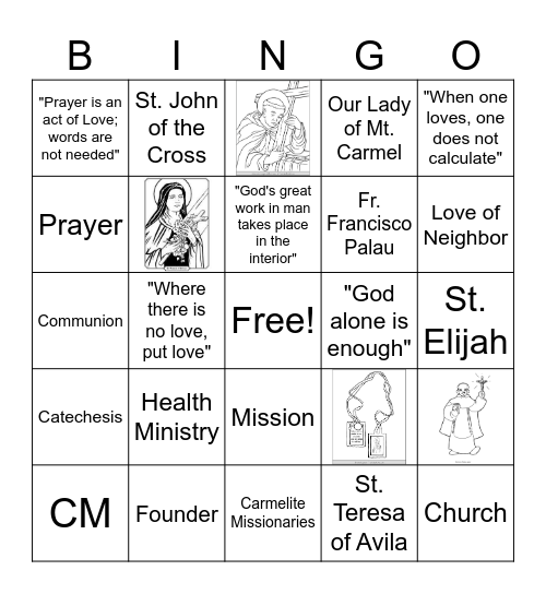 Academic Day Bingo Card