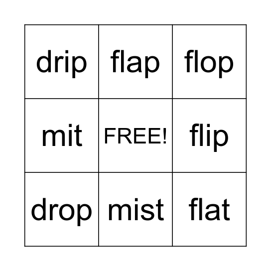 Unit 8 Bingo Card