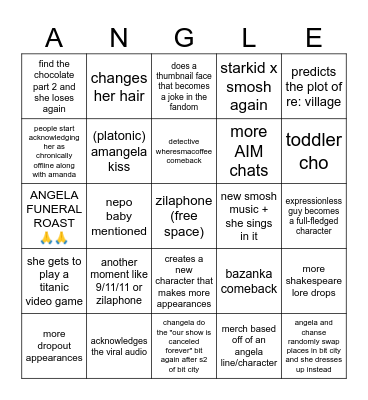 angular Bingo Card