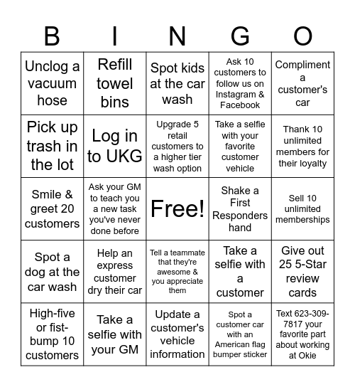 HAVE FUN AT WORK DAY - 1/31/25 Bingo Card