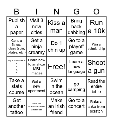 2025😎 Bingo Card