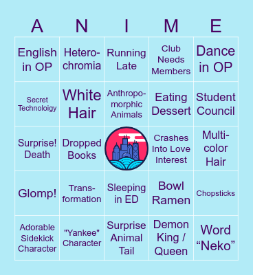 New Season Bingo Card