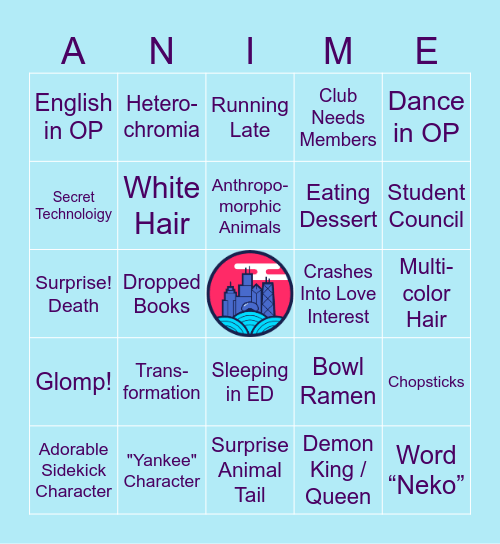 New Season Bingo Card