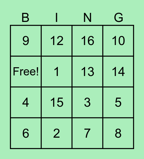 Oak Street Health BINGO Card