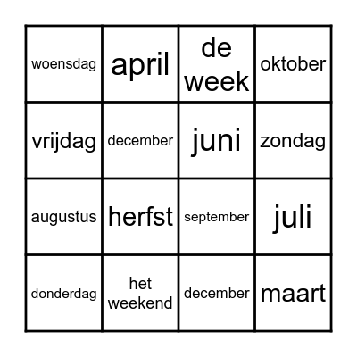 Bingo Kalender Bingo Card