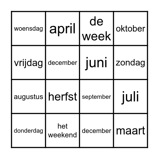 Bingo Kalender Bingo Card