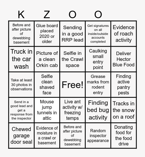 16th-17th Bingo Card