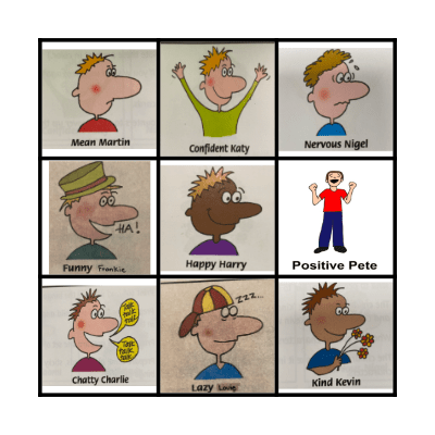 Talkabout Charters Bingo Card